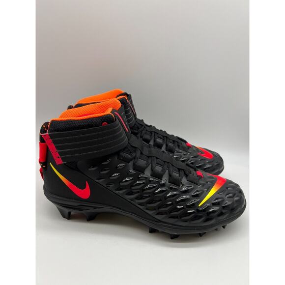 Nike Force Savage Pro 2 Black Red Football Cleats AH4000-001 Men's Size 9🛒 - Picture 1 of 12